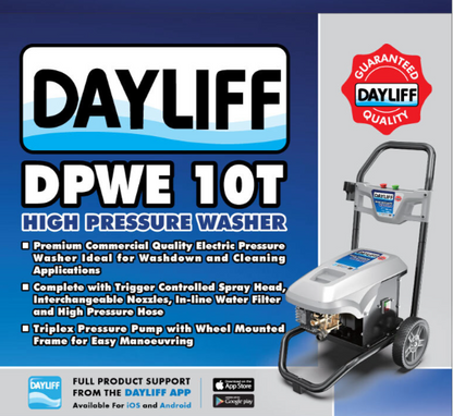 DAYLIFF DPWE10T 2.2KW PRESSURE WASHER