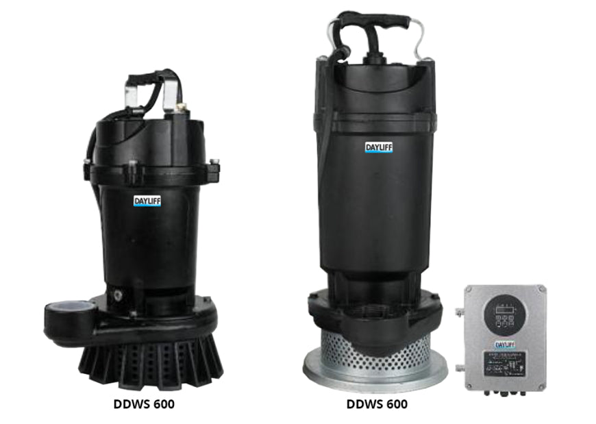 DAYLIFF DDWS600 0.6kW SOLAR SUBMERSIBLE DRAINAGE PUMP
