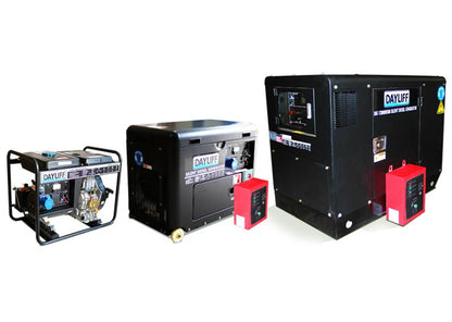 DAYLIFF DG8000D 6KVA 1PH OPEN GENERATOR